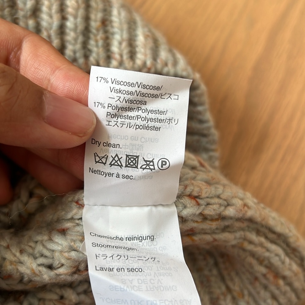 Point Sur XSMALL grey sweater - Picture 4 of 5